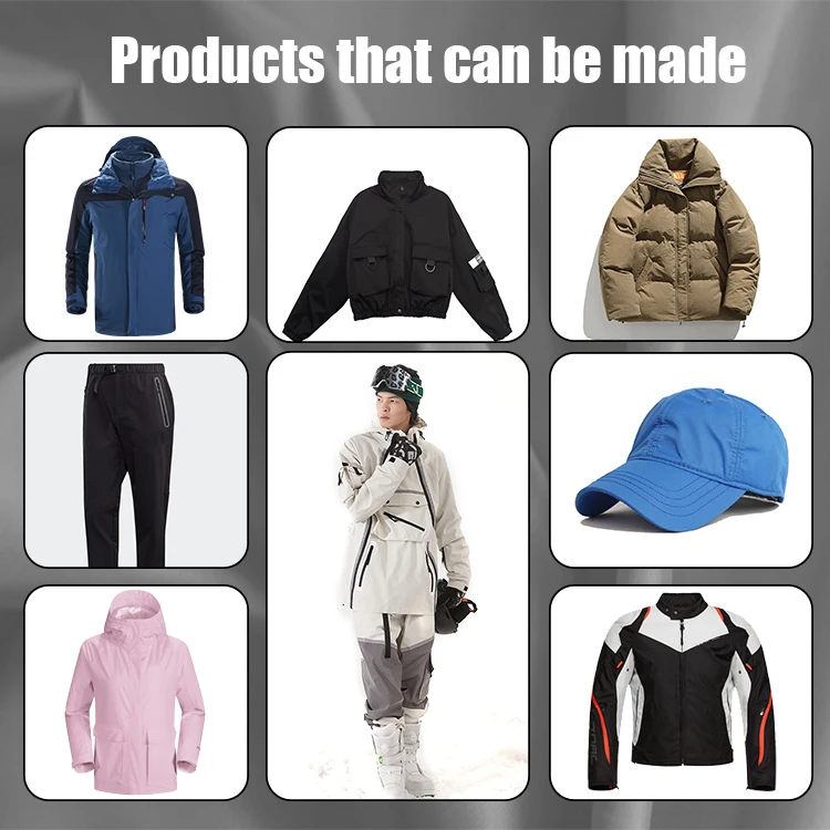 Water proof Outdoor Jacket mountaineering wear Bag fabric taslon 228T 320T full matte 100% recycled nylon taslan fabric