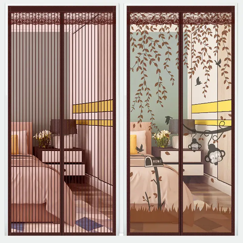 Hot Sale Magnetic Summer Anti-Mosquito Curtains Encryption Mosquito Net On The Door Magnets Screen Door Curtain