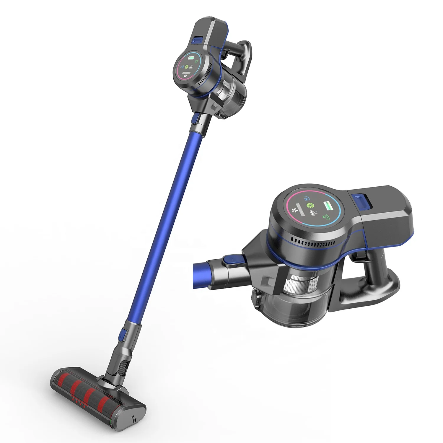 High Quality Touch Control  DC/BLDC Motor Lightweight Vacuum Handheld Remove Battery Vacuum Cleaner For Home/Car Use