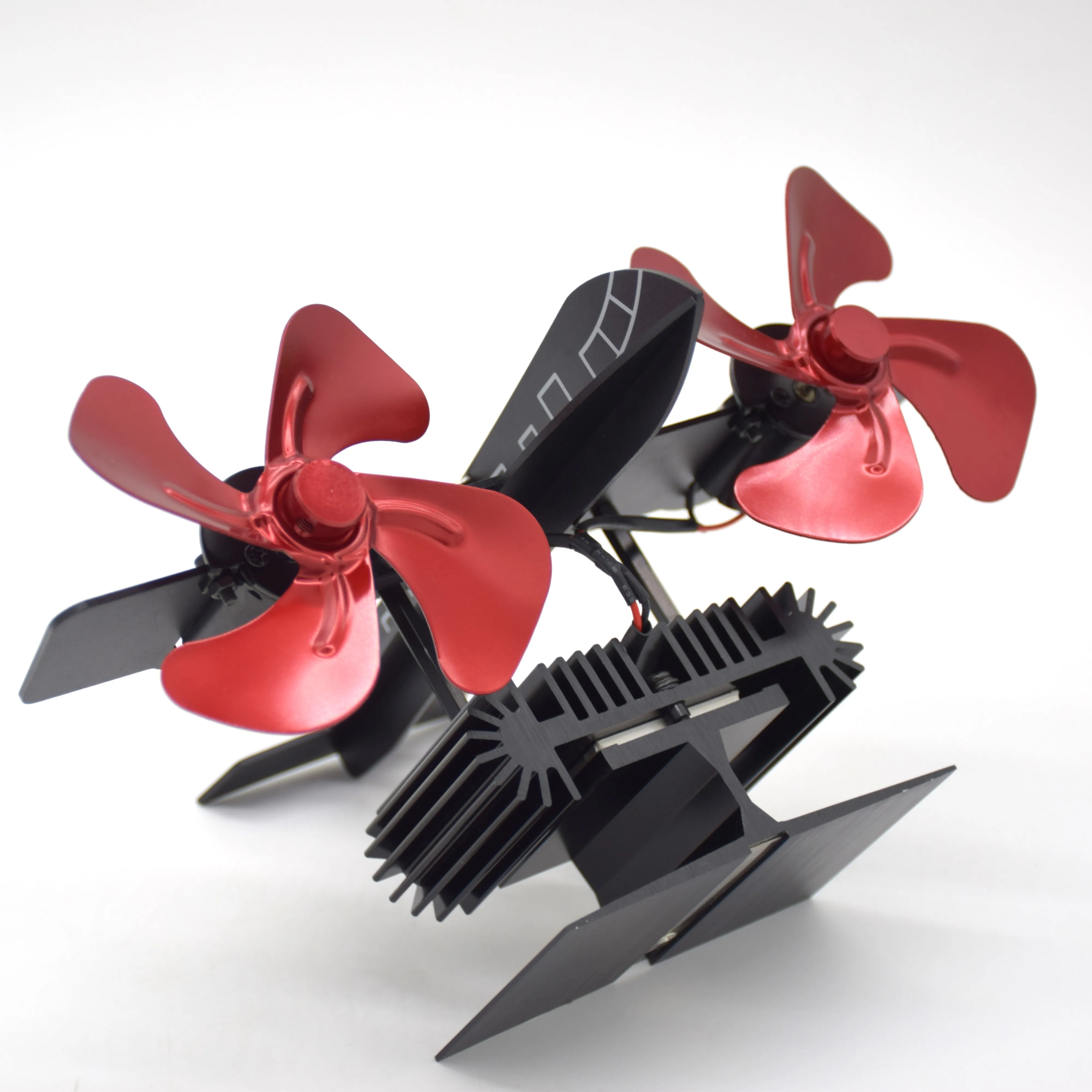 8 лезвий экологический тепловой привод для сжигания древесины циркулирует теплые вытяжные вентиляторы мульти вентилятор печи