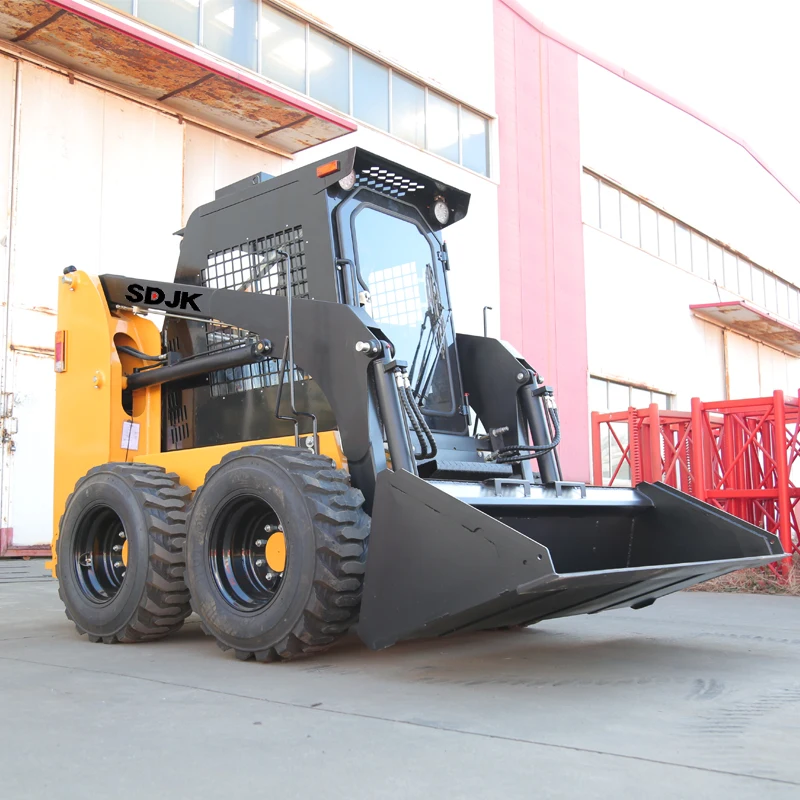 China Top Brand SDJK Factory Mini Small Skid Steer Loader Skid Steer on Sale Support customization