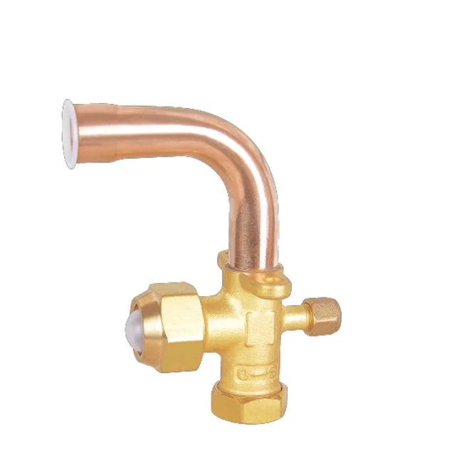 
SU-V214 High quality elbow standard split air conditioner service valve 