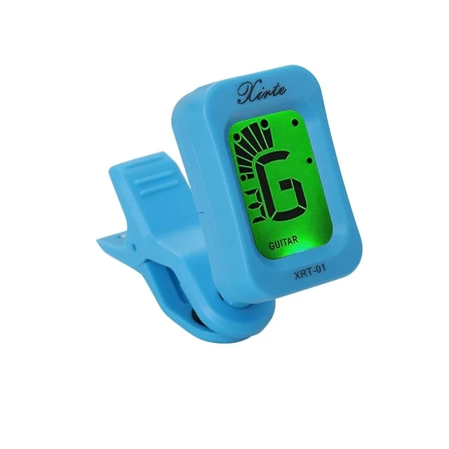 Digital Clip-on Electric Tuner Guitar Bass Ukulele Violin Universal Tuner LCD Screen Rotatable Accurate Tuning