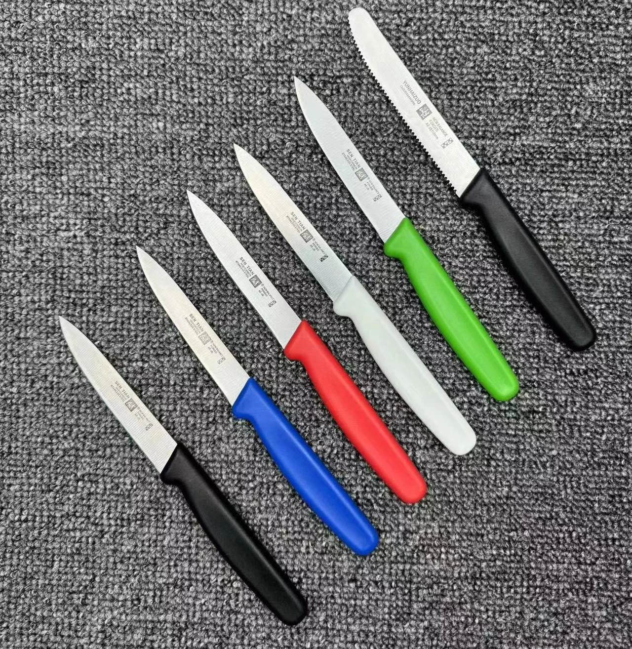 420B/420S45/Z30C13 /3cr14 Stainless Steel   Chef Knife    Boning Knives With PP Colorful Handle utility knife