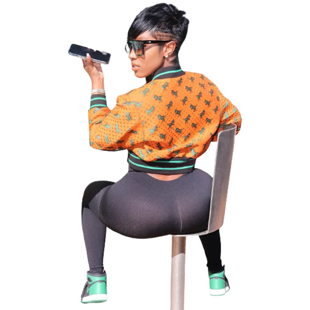 2020 New arrival color matching Baseball uniform Internet celebrities Fashion casual plus size jackets women