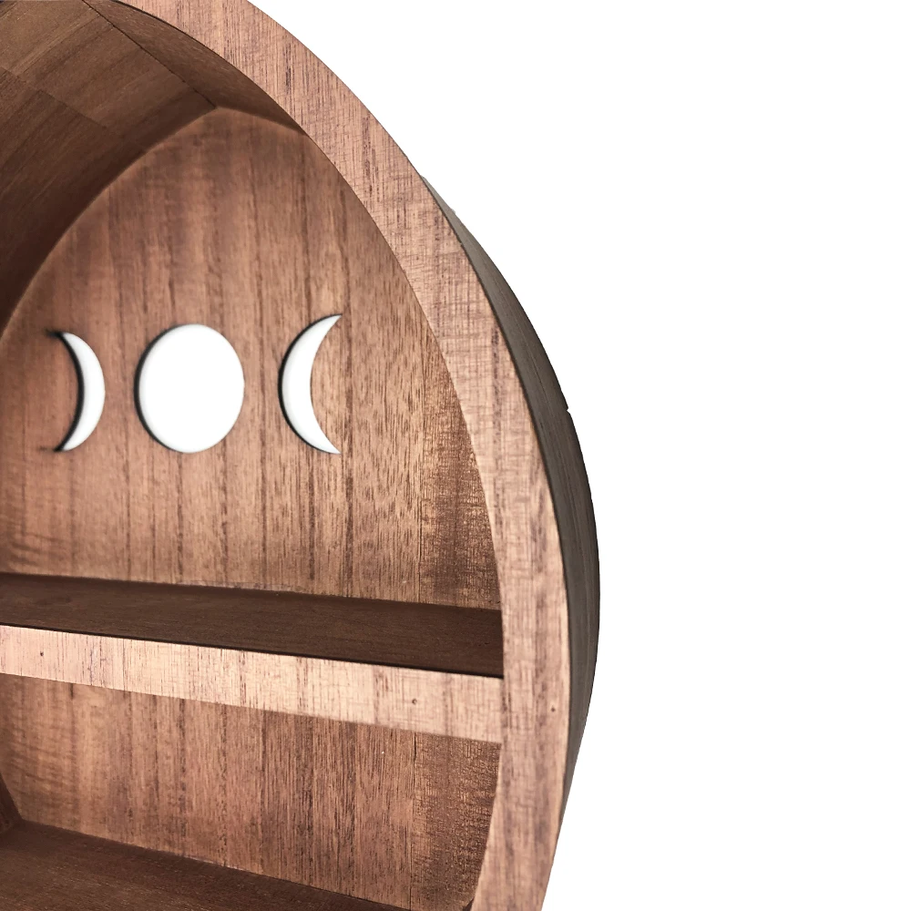 
Phota Moon Wall Decor shelf Crystal Display Shelf 