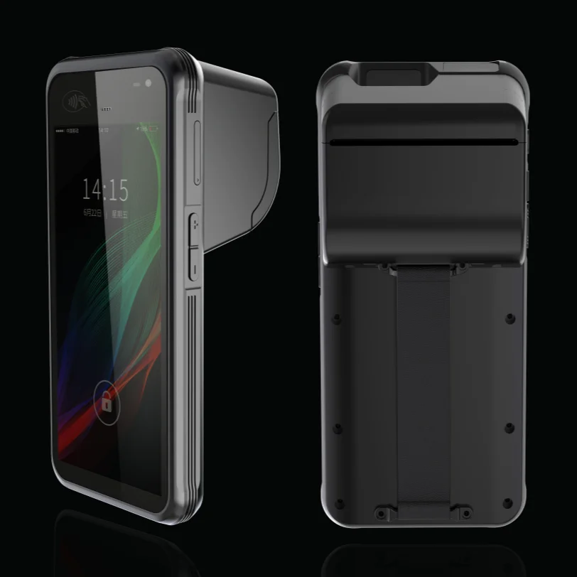 handheld PDA with alcohol tester printer and barcode for Traffic police