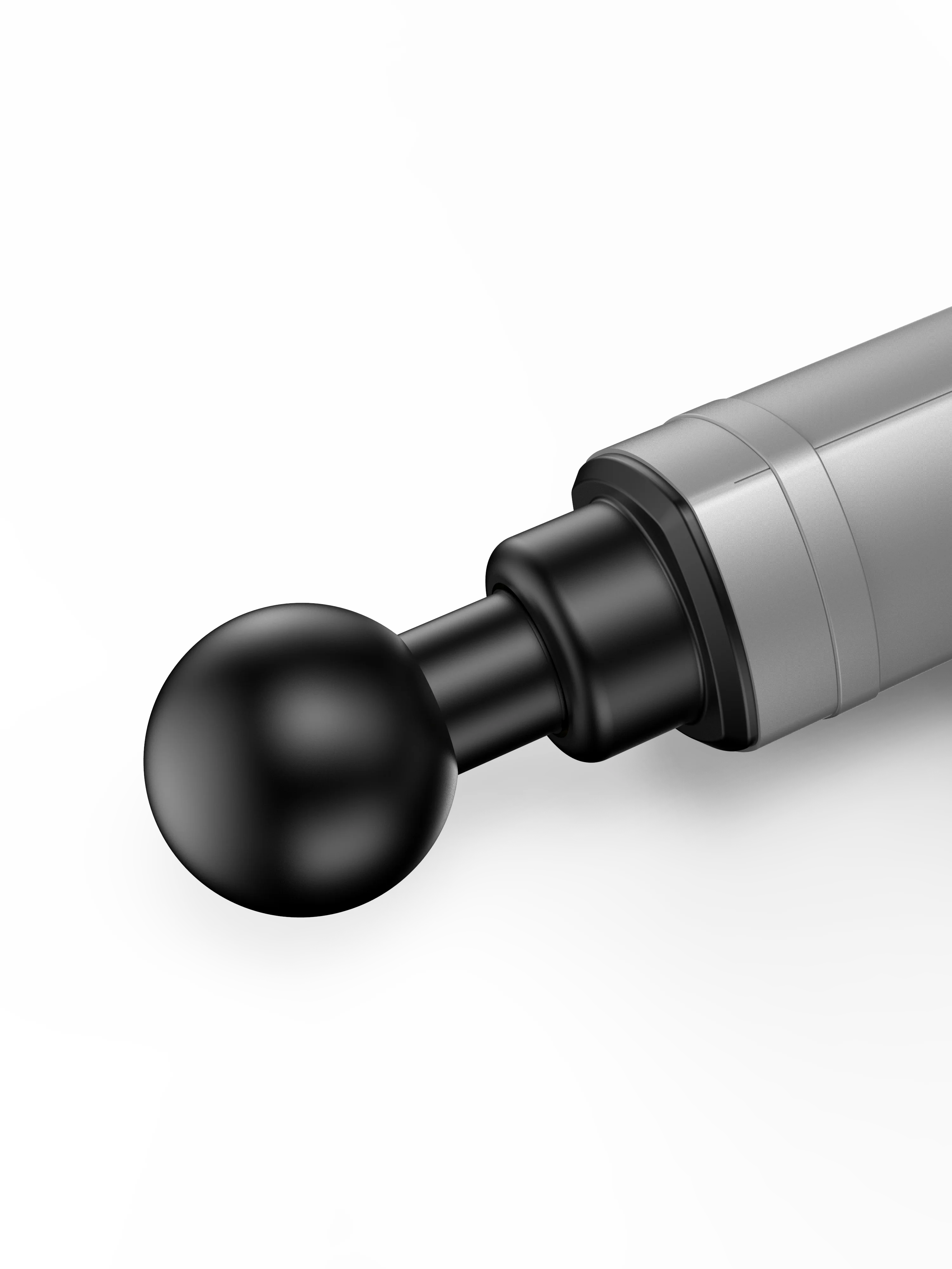 Handheld Body Relax Muscle luxury  silver massage gun for massage therapy