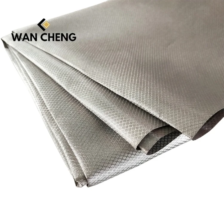 Defense RFID EMF Shielding Signal Blocking Material Nickel Copper Diamond Ripstop Fabric for USING wallet lining and curtain