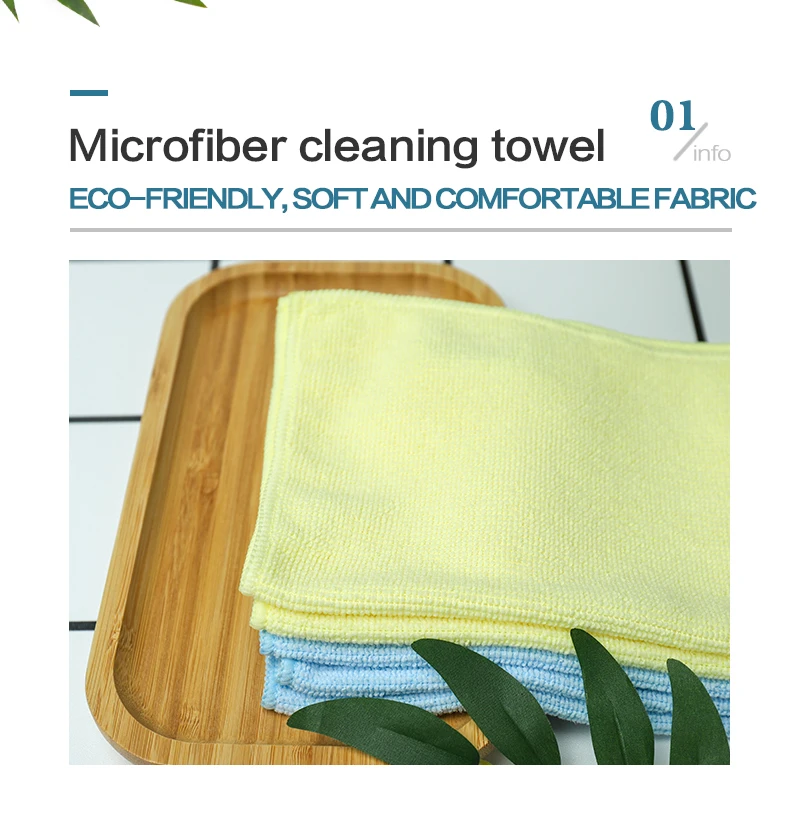 Fabric Wipe Custom Coral Fleece Hand Towel Microfiber Cleaning Cloth Dish Cloth Clothes