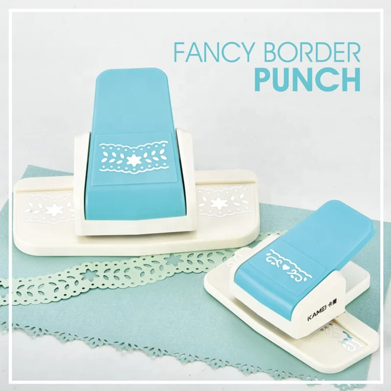 KAMEI hole punch Supply All Around Large Fancy lever Border Punch For Decoration