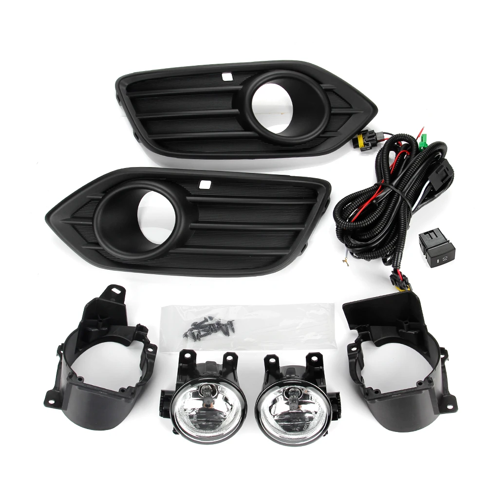 Кин 12В светодиодные противотуманные лампы для Honda Vezel вариабельности сердечного ритма 2019 2020 2021 корпусные автомобильные системы вождения противотуманная фара передние фары