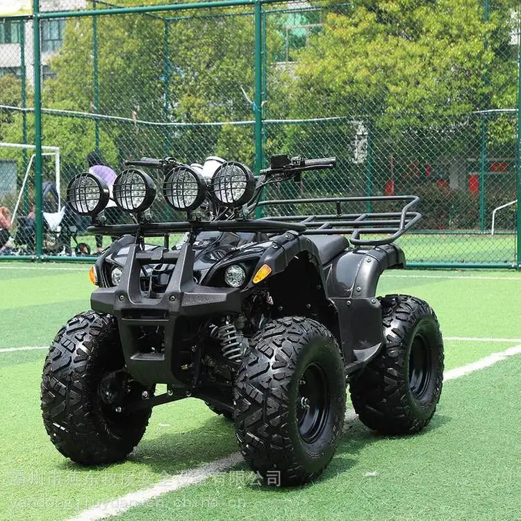 All-terrain mountain bike two-person snow and land four-wheel motorcycle off-road mountain patrol vehicle