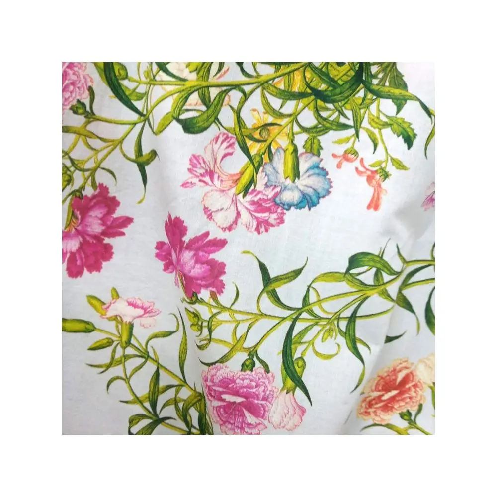 Most Fashionable High Quality Cotton Fabric High Resolution Digital Printing Fabric for Garments T Shirt