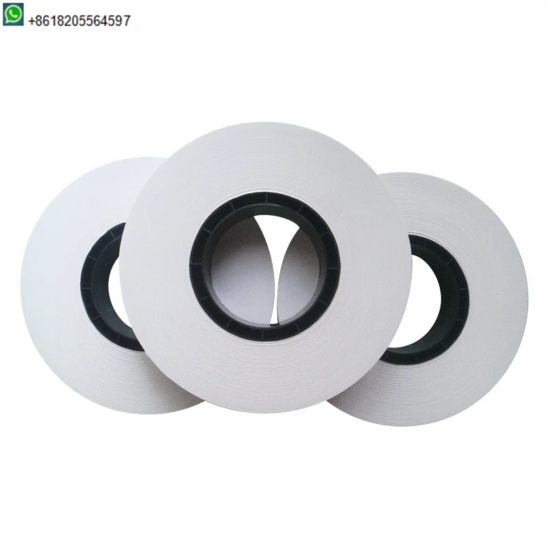 Money band roll smart currency banding machine roll 20mm hot melt banknote banding roll for bank