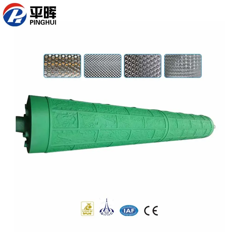 High-hardness Alloy Programmable Control Low Maintenance Requirements Plastic Pad Mat Embossing Roller
