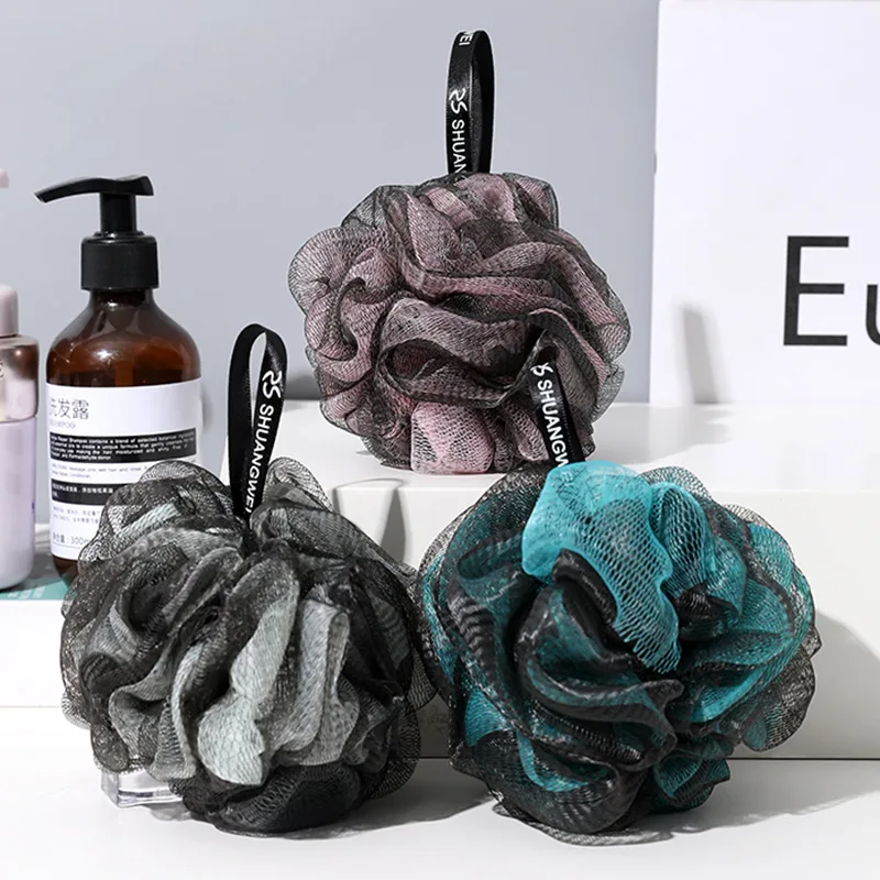 Extra Large Mesh Pouf Soft Scrubber for Men and Women Exfoliate with Big Gentle Cleanse in Beauty Bathing Accessories