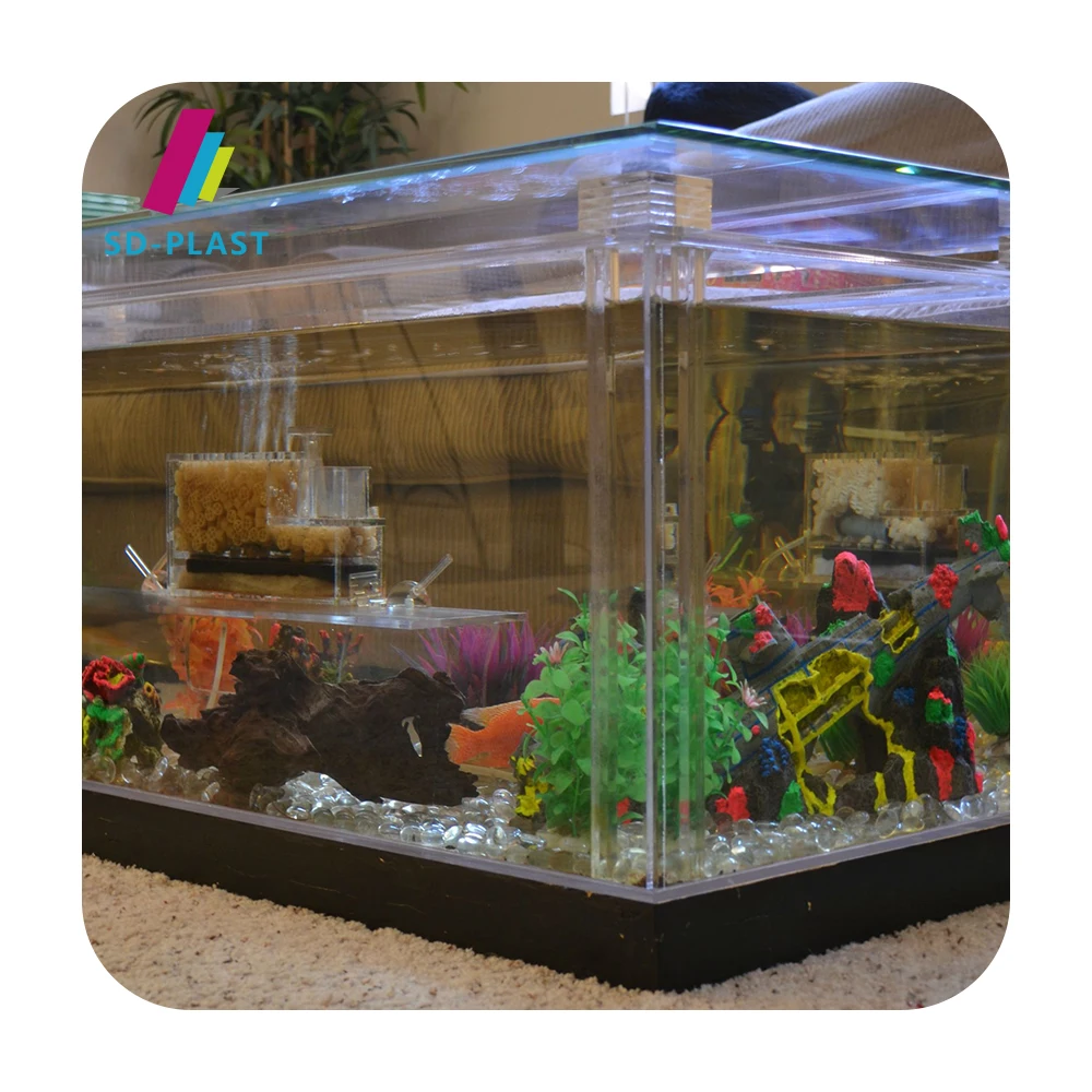 Hot selling acryl cylinder aquarium pmma plastic acrylic glass for tunnel aquarium