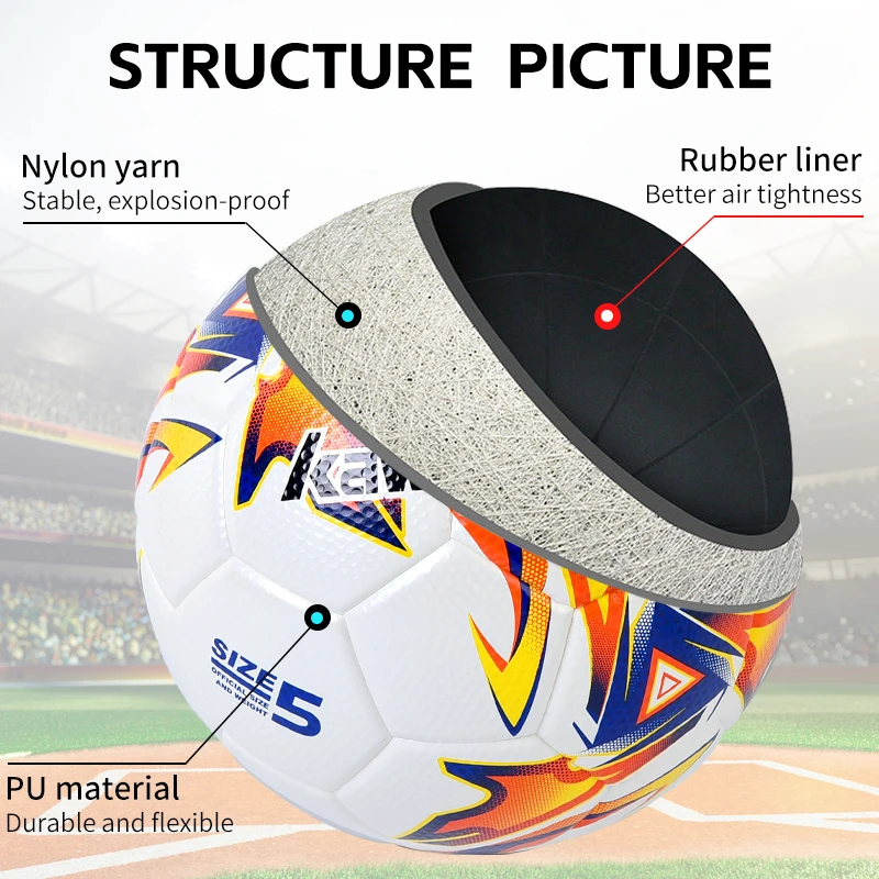 2024 Kawasaki Best football size 5 soccer football ball professional pu football soccer ball cheap pu leather soccer ball