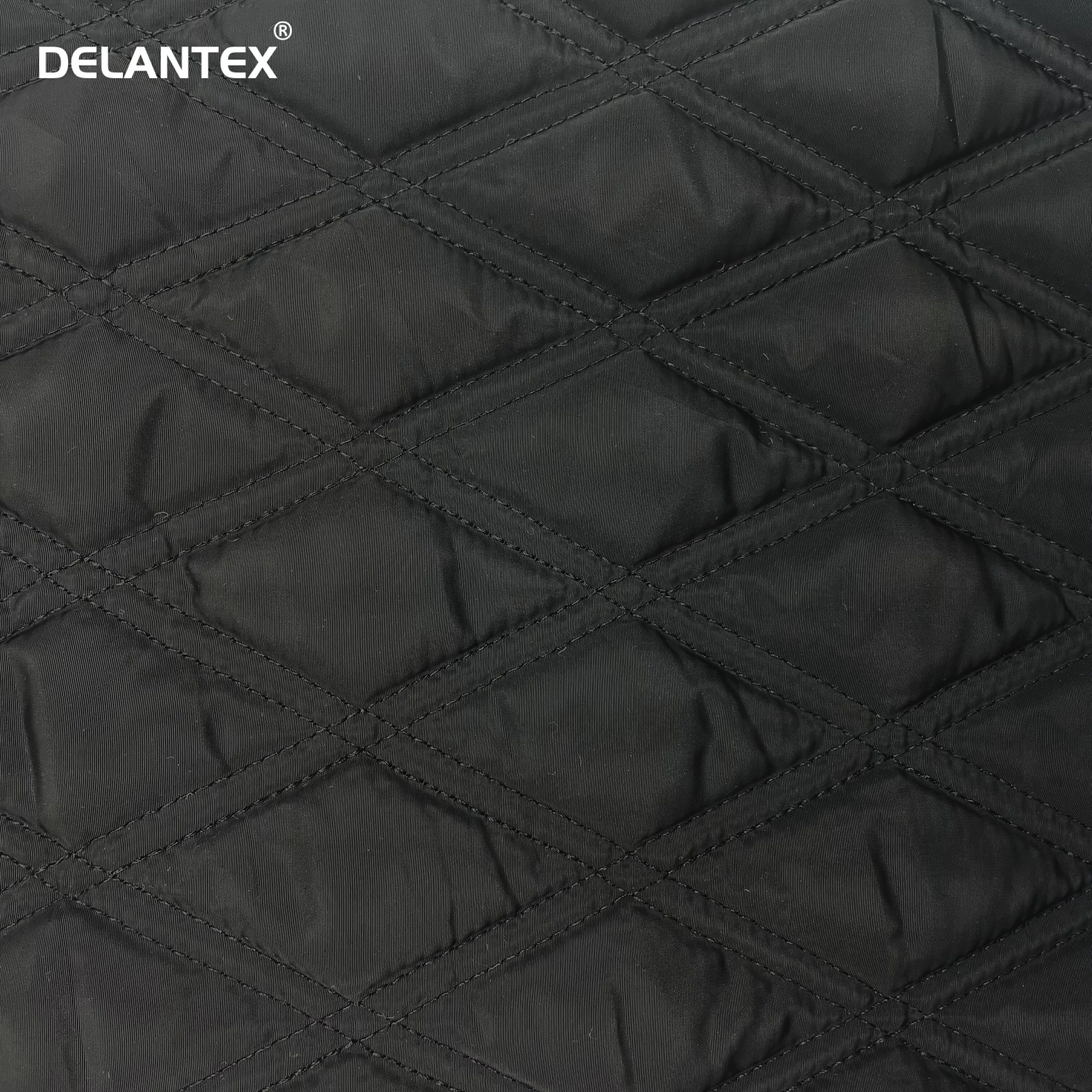 Delantex хорошая цена и хорошие продажи 100 полиэстер 2-слойная стеганая ткань для пуховика
