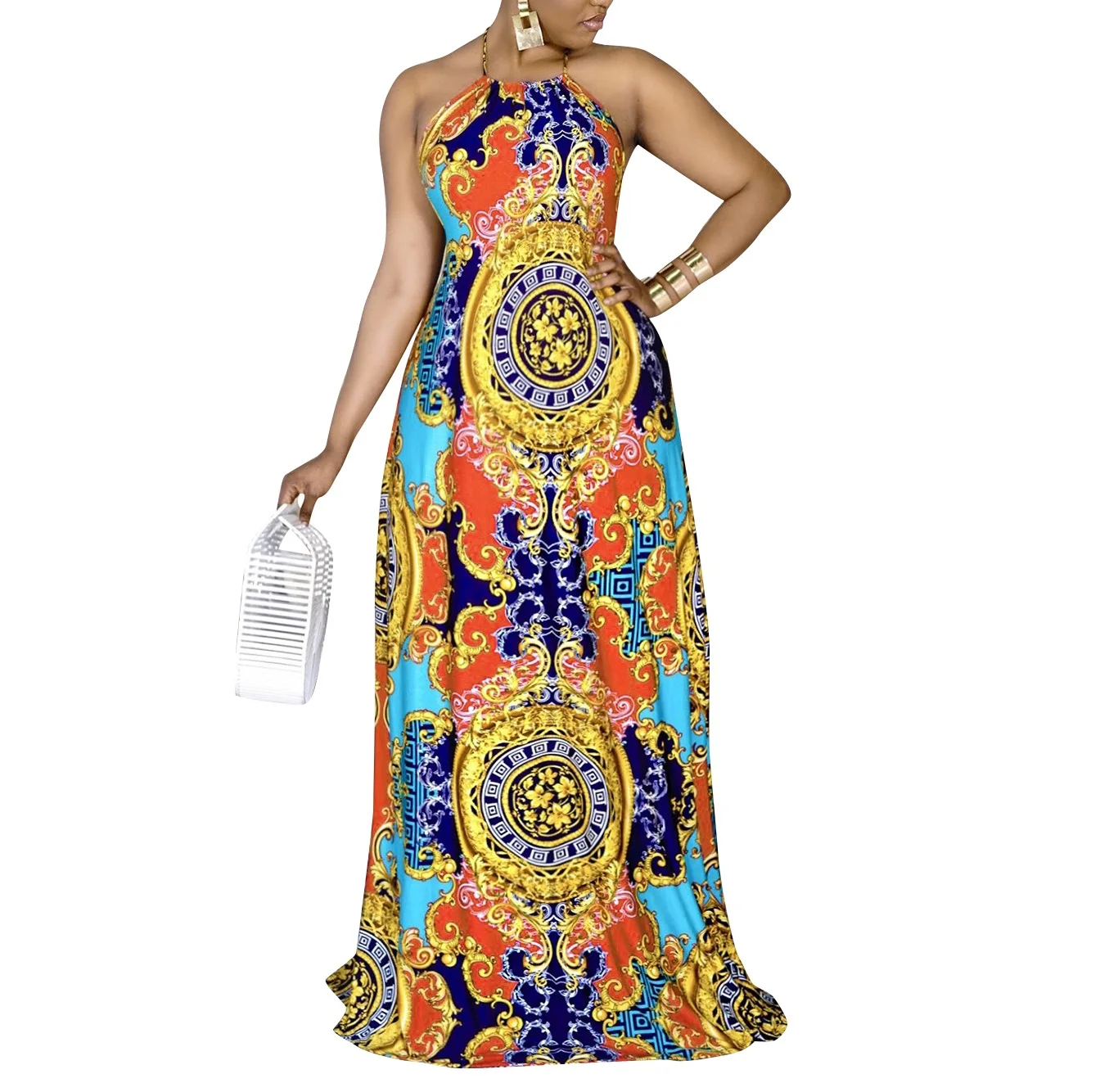 
Factory price latest fashion dress design african print dresses and skirts 