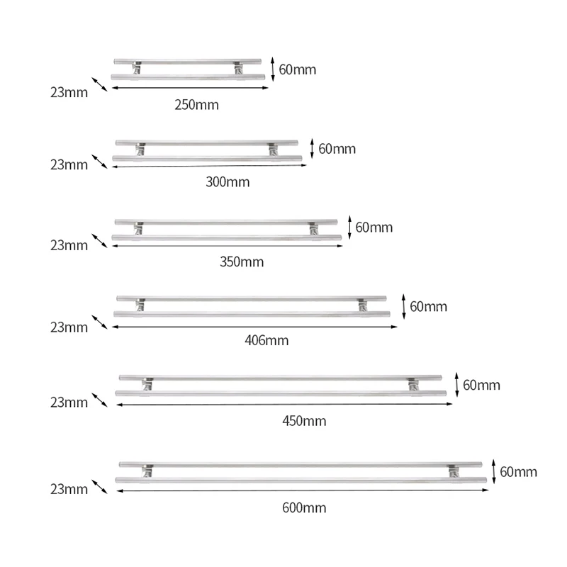 Strong Magnet Power 304 Square Tube Stainless Steel Knife Bar Kitchen Magnetic Knife Holder / Strip / Bar