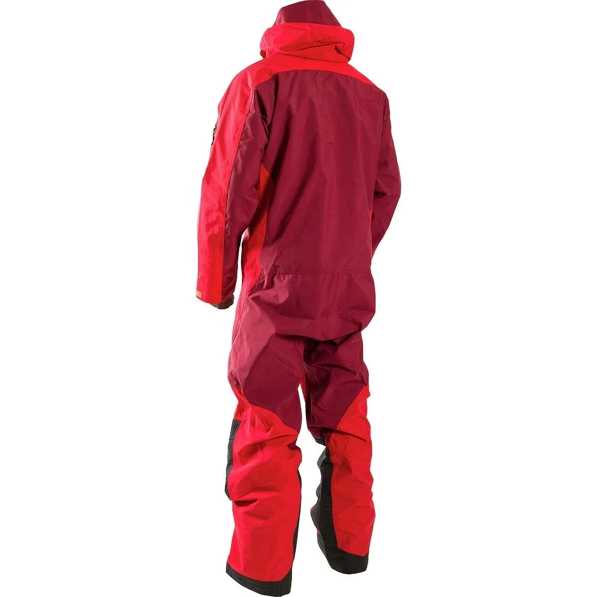 LF-Warm filling thick snow outfits ski suits mens one piece jumpsuit with hood