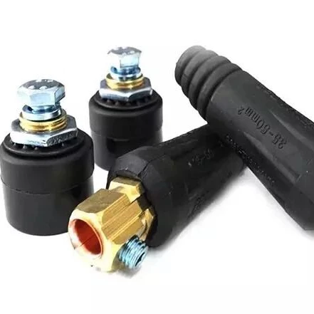 High quality Welded cable connector fast plug and socket DJK 10-25 25-50 Welding machine fittings