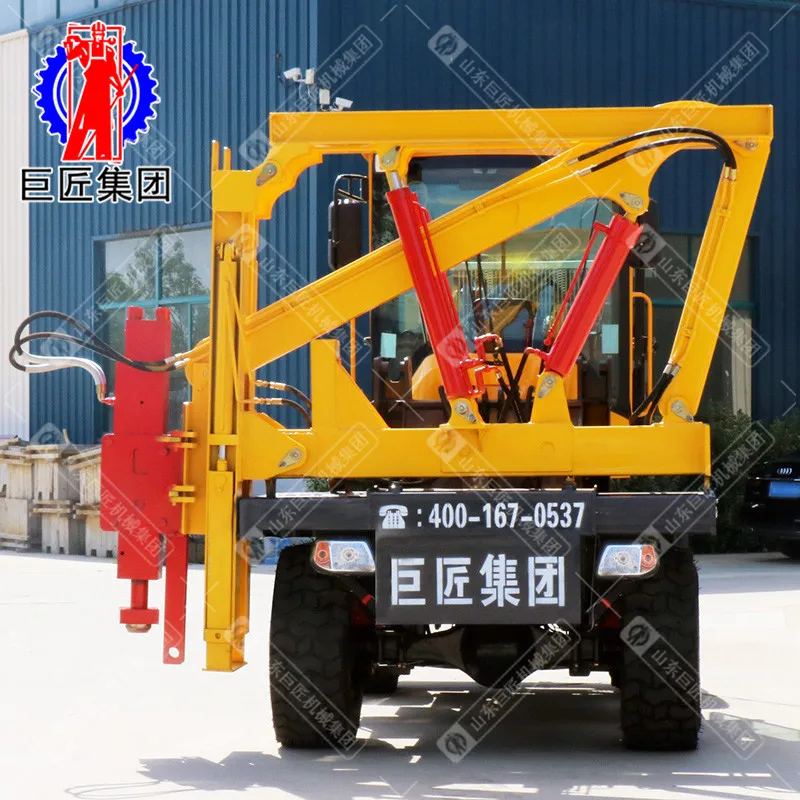 
DZC-1 High-quality wave guardrail piling equipment foundation pile driver 