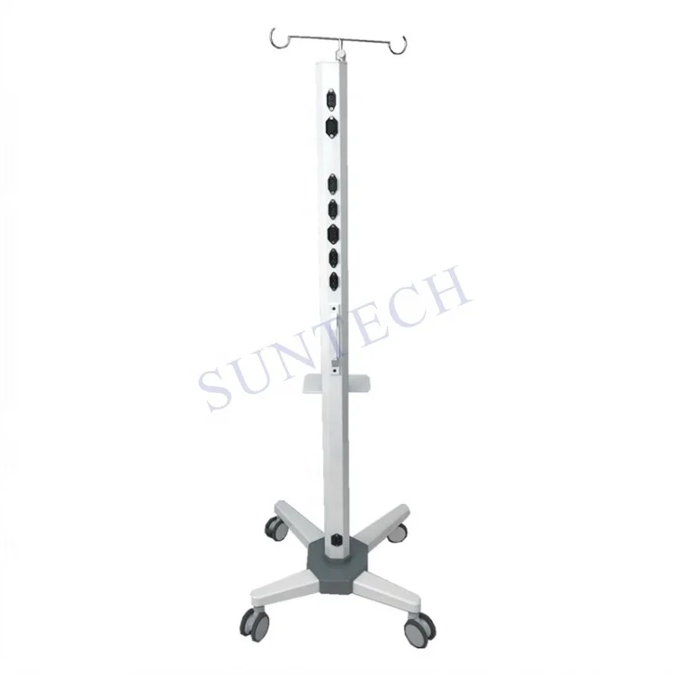 Movable hospital patient syringe pump and infusion pump trolley cart