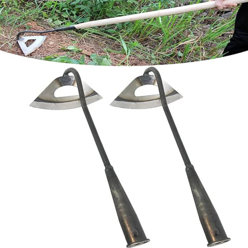 Wholesale garden hoes for weeding and planting loose soil Sharp durable portable home vegetable garden hoes