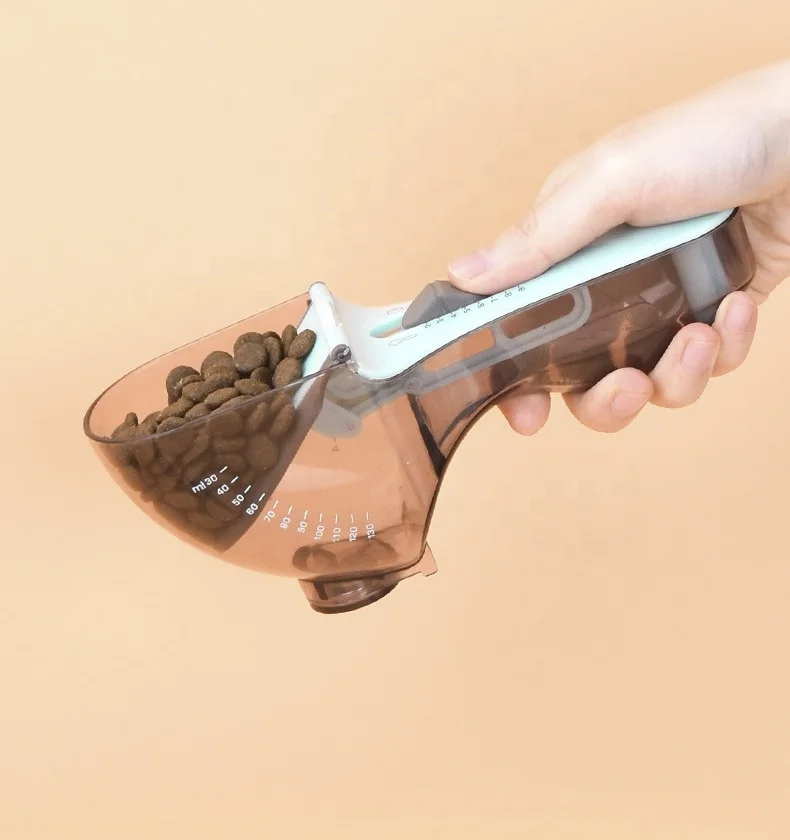 Factory Wholesale cheap Unique Measuring Spoon Plastic Pets Food Shovel Scoop Measuring Spoon
