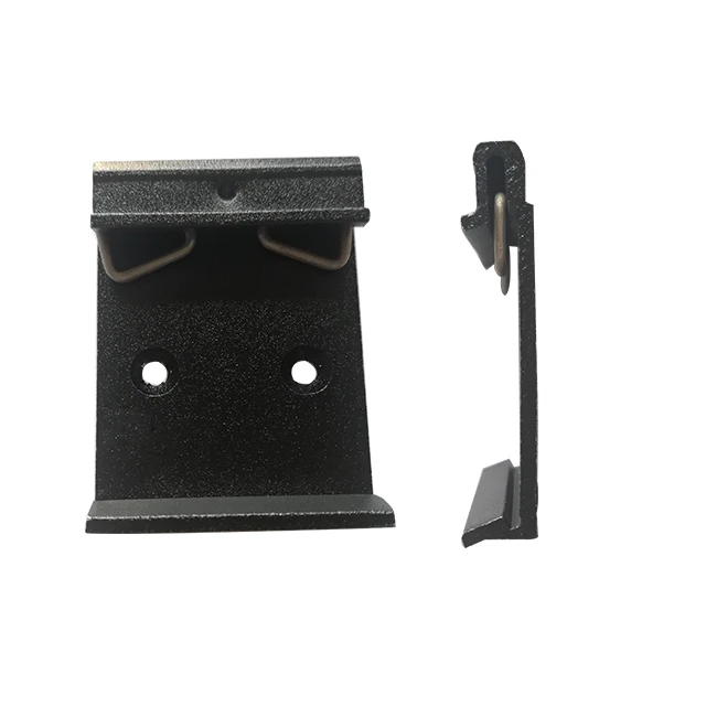 Electric Buckle Product Din Rail Clips Aluminum 35mm Din Rail Fixed Screw Clamp Fasten Clips for Reley Mounting