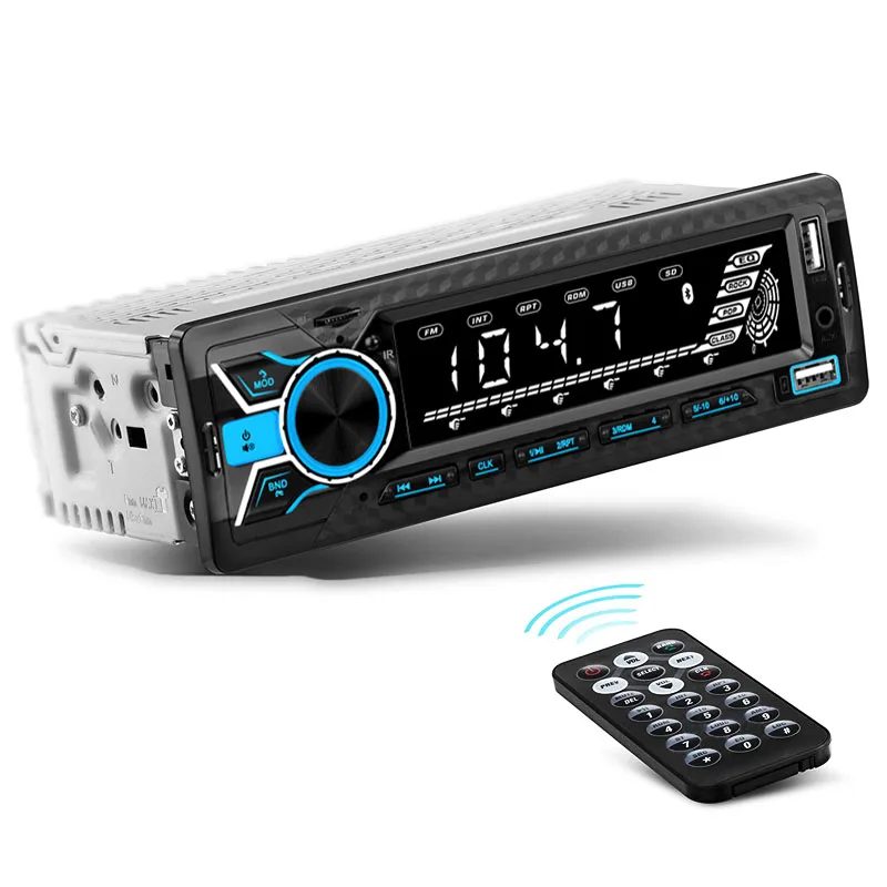 Car Mp3 Player Stereo Autoradio Car Radio Bt 12v In-dash 1 Din Fm Aux In Receiver