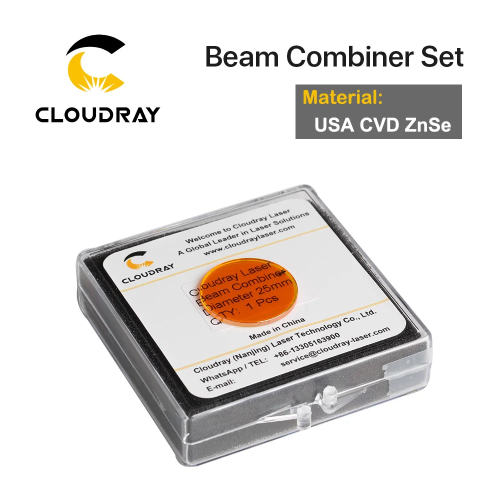  Комплектующие для лазерного оборудования Cloudray CL1090 СО2 лучевой комбайнер Лазерная линза D25