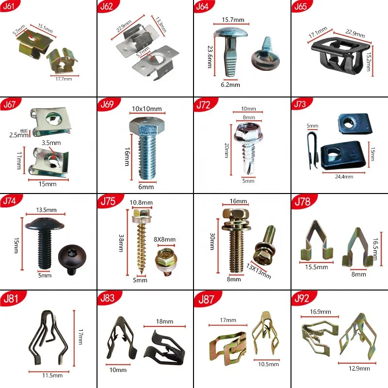 J392 High quality car body retainer China manufacture metal flat gasket