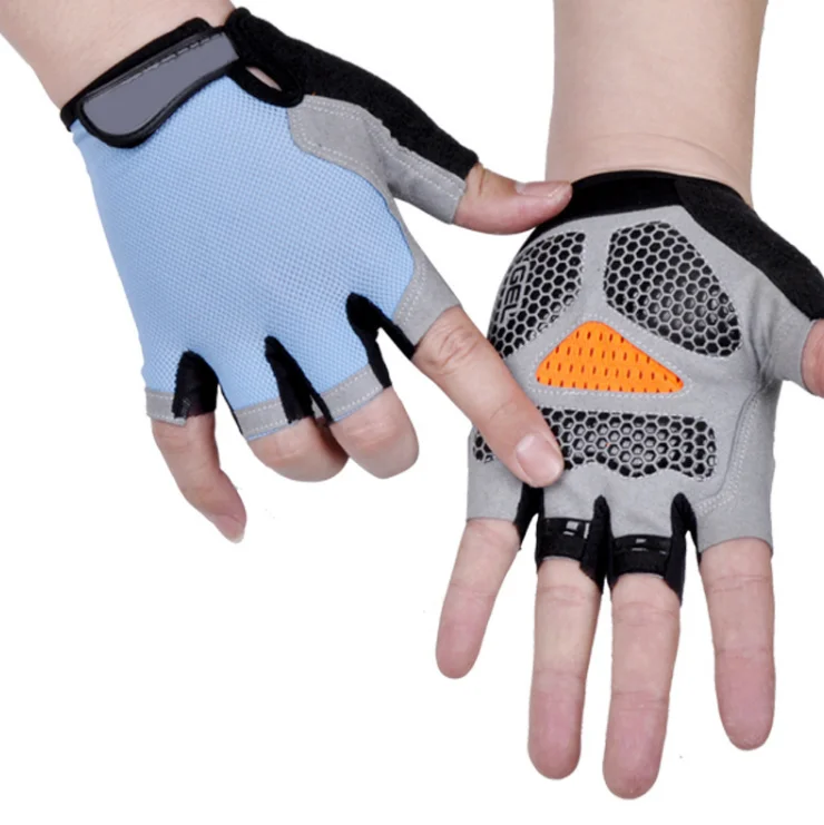 Hot Selling Anti-slip Cycling Men Women Half Finger Gloves Breathable Anti-shock Sports Bike Bicycle Glove