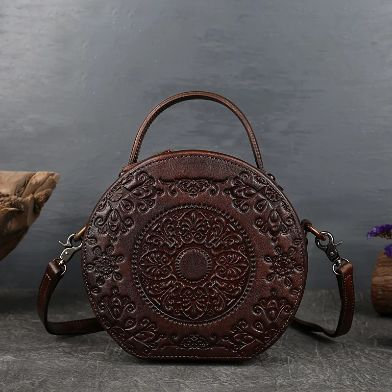 Factory Direct Sales Handbag Circle Purse Women Shoulder Bag Crossbody Round Indonesia