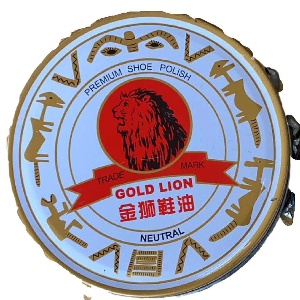 100 мл 80 г черный обувной лак для кожи Блестящий бренд Золотой Лев