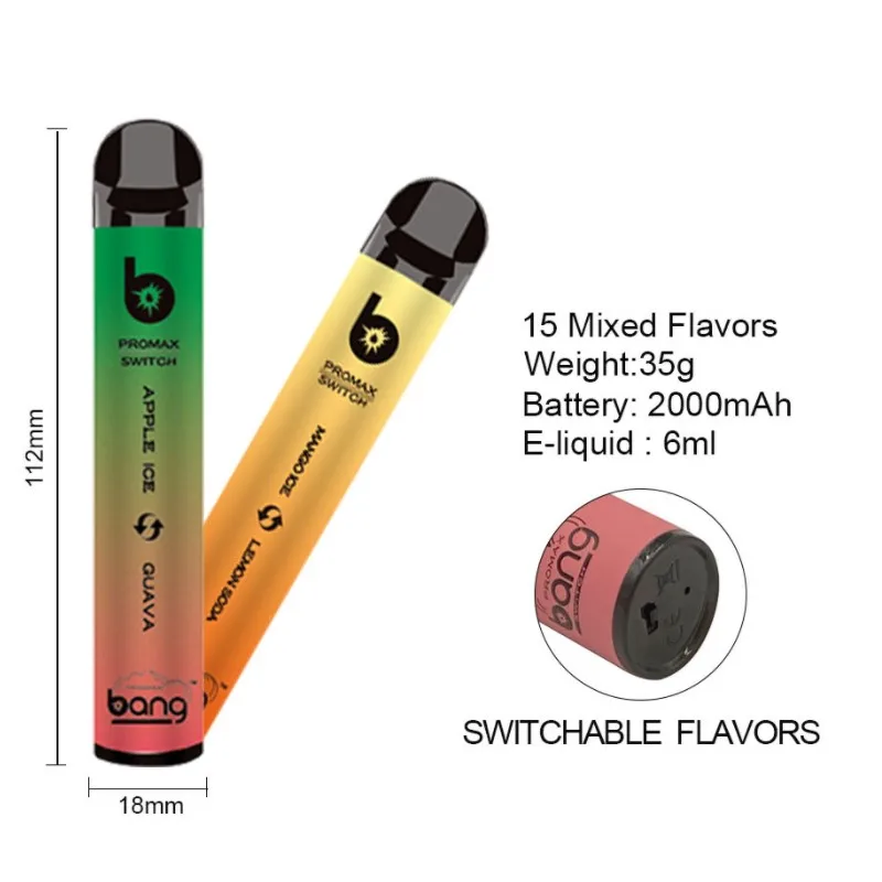 2021 Best seller double tastes disposable Vape Pen 2000 Puffs Disposable Pod 2 Flavors in One