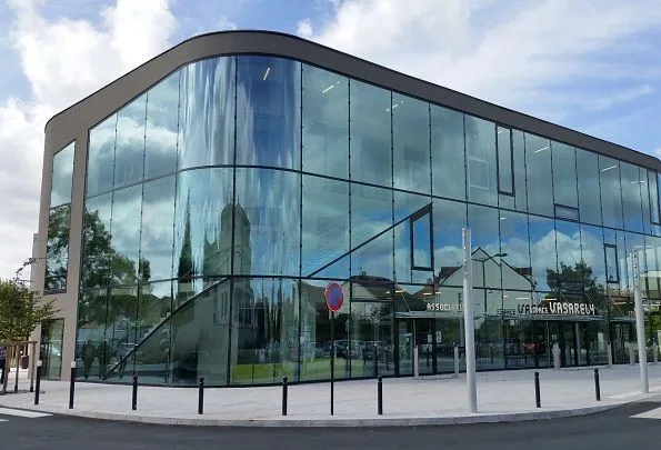 Outdoor Aluminum Building Facade Panel Curtain Wall