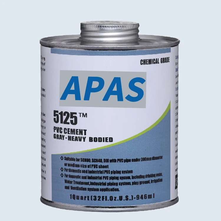 NSF low VOC PVC Pipe Glue Solvent Cement for high pressure PVC pipe joints