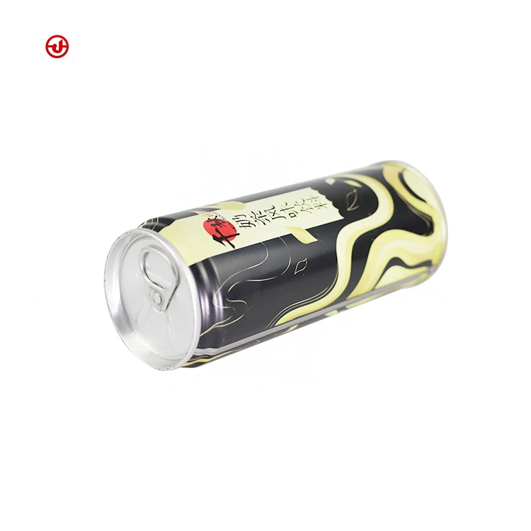 wholesale 250ml/330ml Soda Drink/coffee/long Tea Metal Packaging Empty Beverage Tin Can For Wholesale