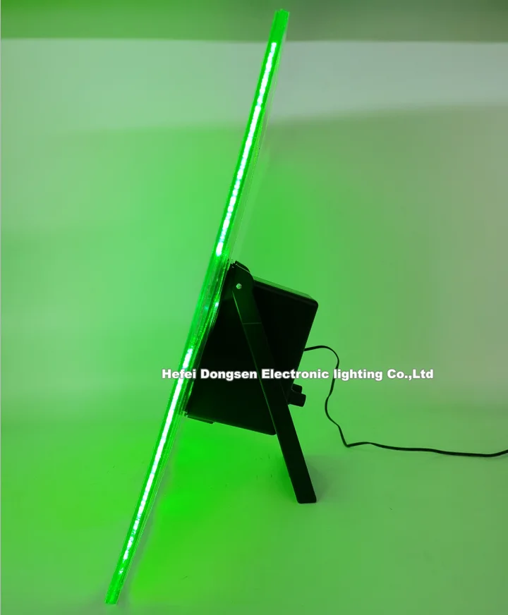 16 Inch Green Square Plasma Plate     Plasma Plate lamp