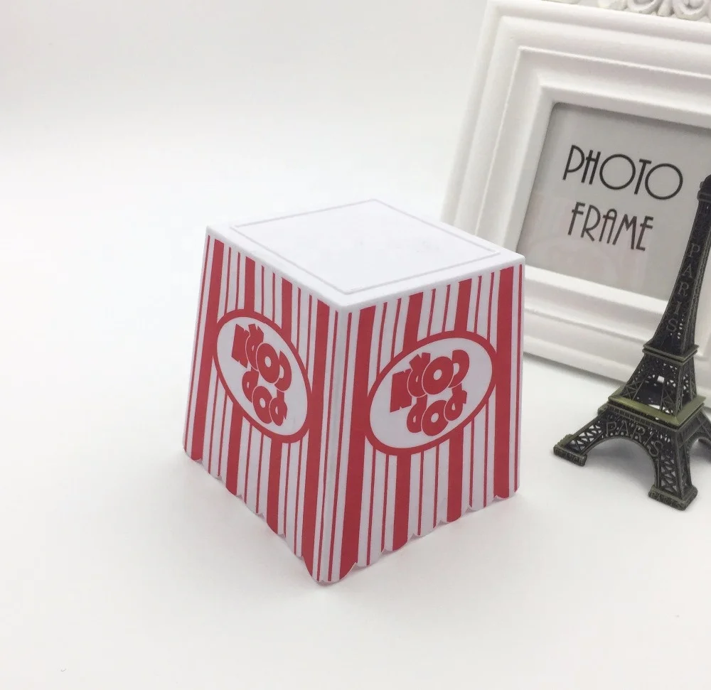 800ml Custom LOGO Printed popcorn bucket cheap popcorn