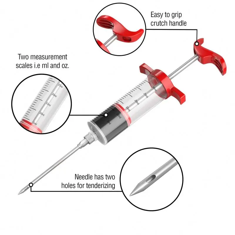 Amazons Best Selling Products Marinade Syringe Syringes For Sausage Injector Injectors