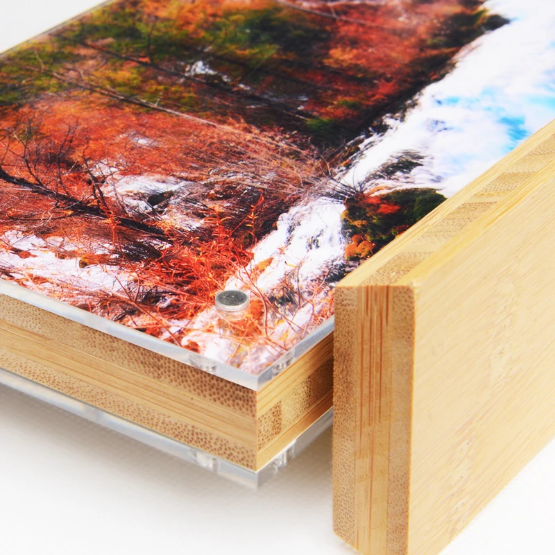 2022 Bamboo  Root Wood Frame New Style Photo Frame For Photo Bamboo Frame Home Decor Product