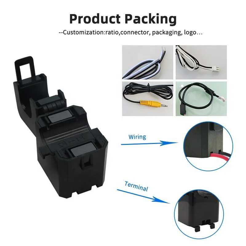 Охранная сигнализация GSM KCT-16 Сплит сердечника трансформатора тока, сплошные оконные Размер 16 мм сплит CT зажим на трансформатор тока
