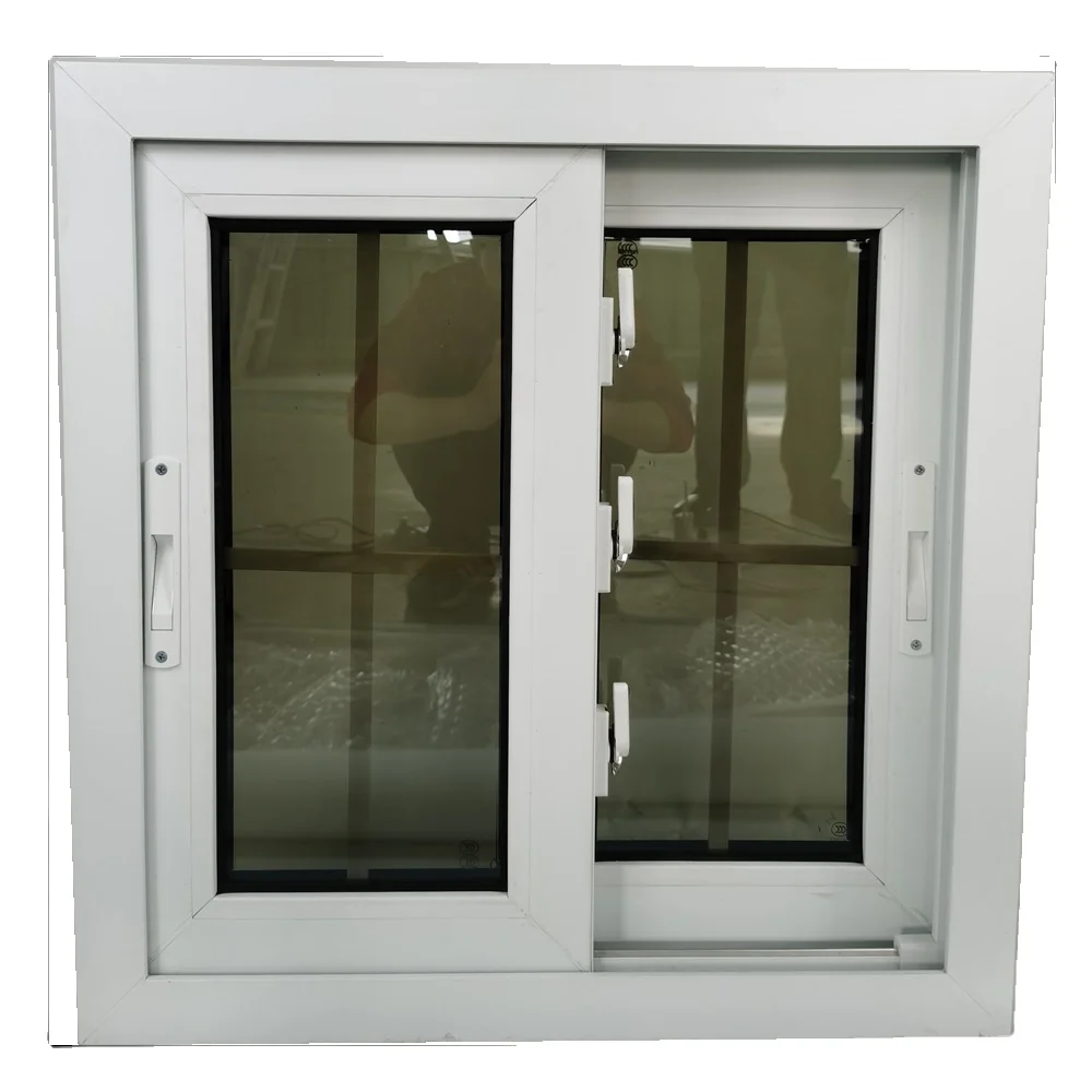 New Design Plastic Sliding Windows Manufacturer House Slide Pull Up Plastic Sliding Windows