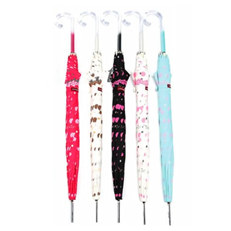 Gift Umbrella Manufacture Manufacture 60cm 8K Special Curved Handle Colorful Ladies Fashion Stick Umbrella